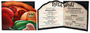 Stock Pizza Menu Imprinted with Your Content. Laminated 