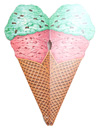 Stock Ice Cream Cover Laminated and Die Cut