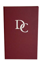 non-padded bookstyle formal cover with die-cut logo and metalic background. Cover holds two 8.5 x 14 & two 4.25 x 14 inserts.