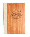 laser engraved wood bar cover designed to hold. click on image to view interior photo.