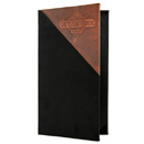 Copper Cover with Bookcloth Material
 Holds two 8.5x14 Inserts