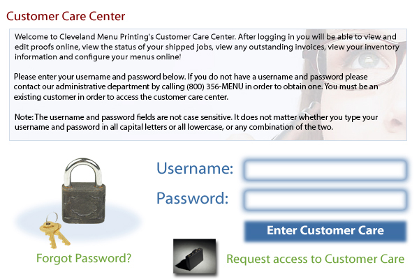 Welcome To Cleveland Menu s Customer Care Login